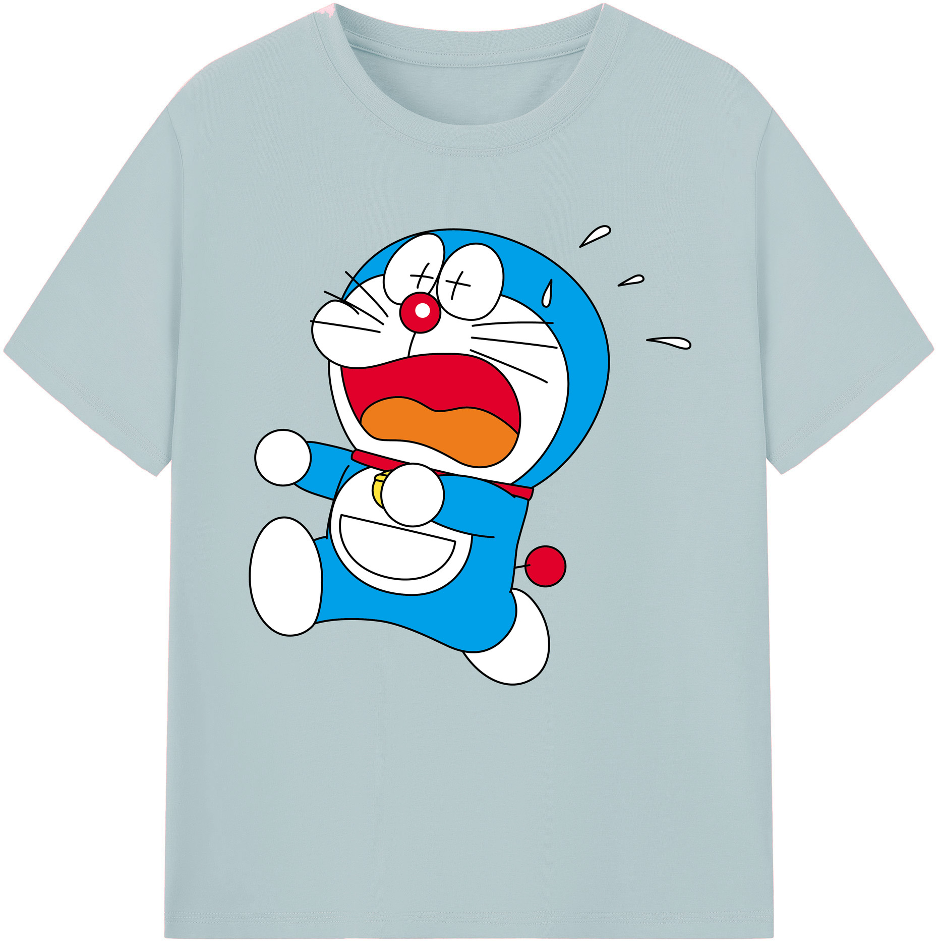 （画像用） ドラえもん Doraemon 綿100％半袖Tシャツ（フロントプリント）
